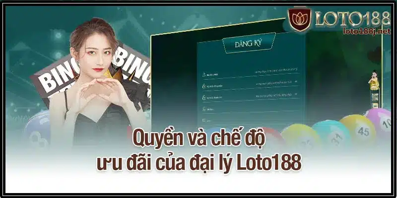 Quyền và chế độ ưu đãi của đại lý Loto188